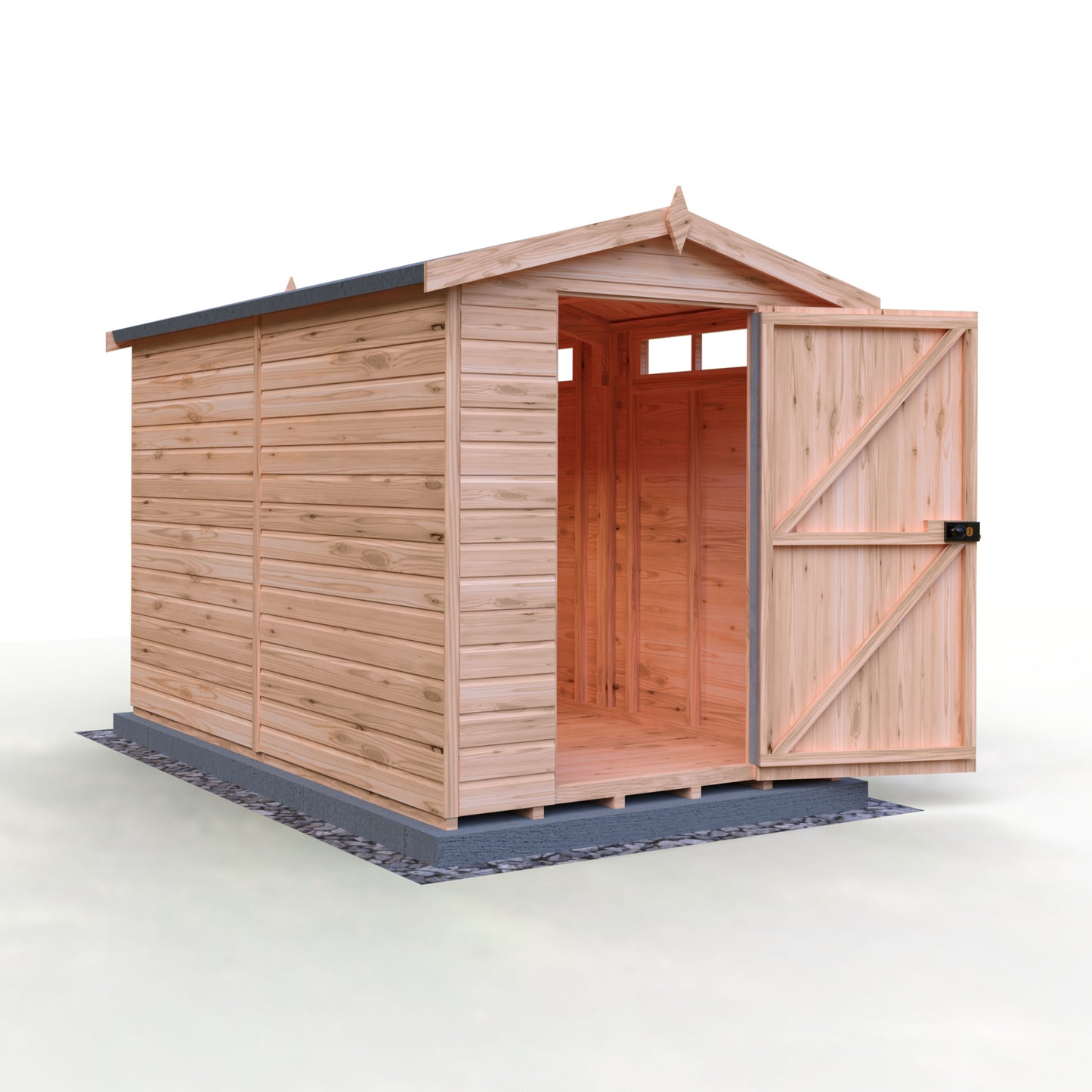 Shire Security Apex 10x6 Single Door Shiplap