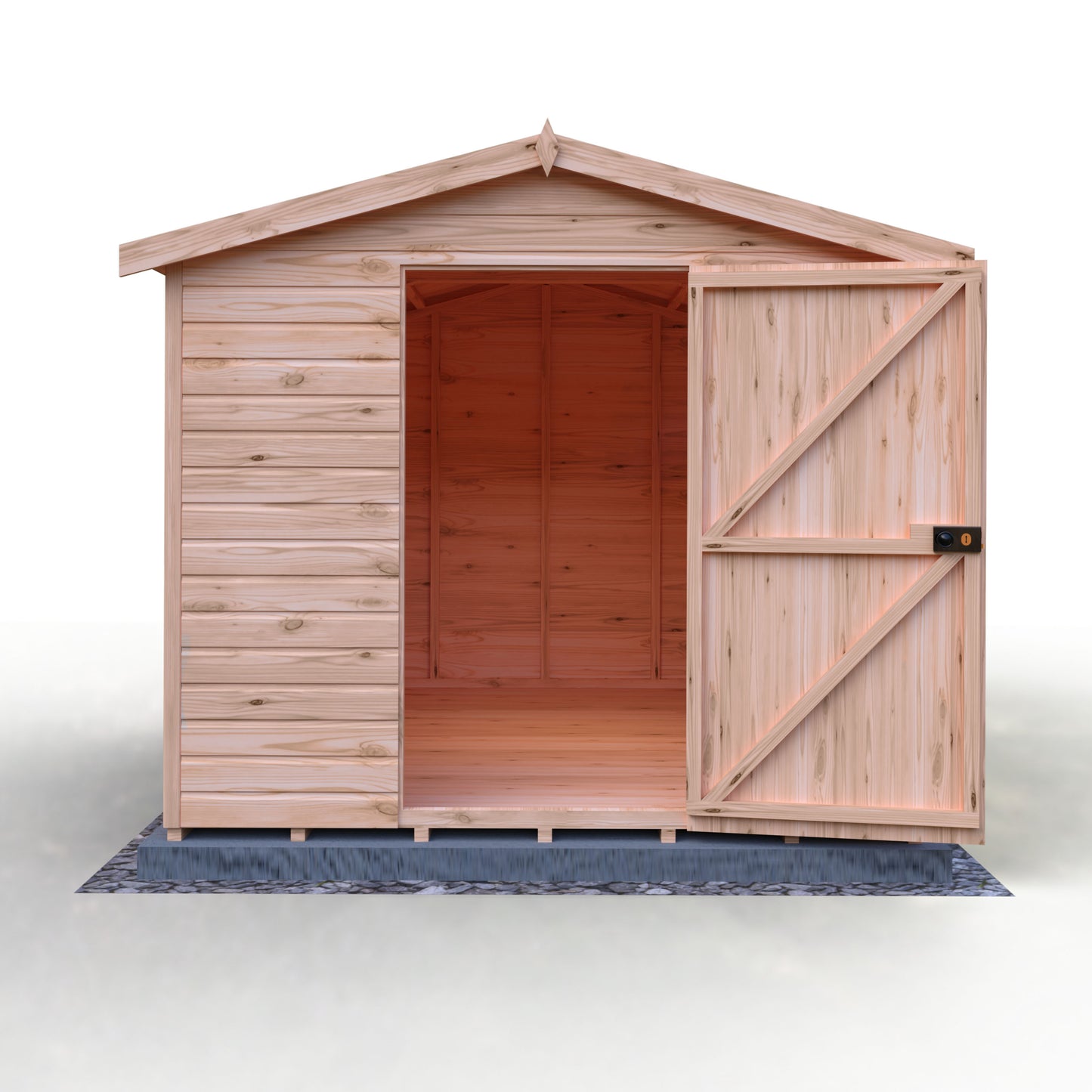 Shire Security Apex 10x8 Single Door Shiplap