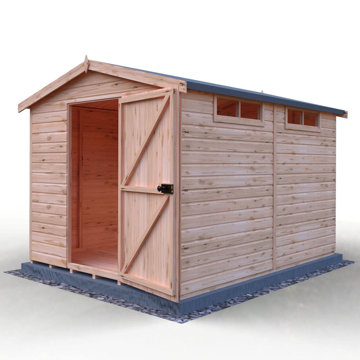 Shire Security Apex 10x8 Single Door Shiplap