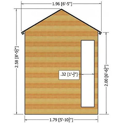 Shire Blenheim 10x6 Shiplap