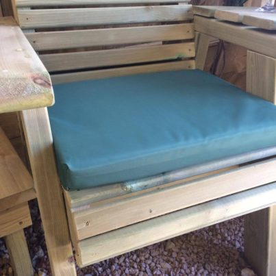 Churnet Valley Green Cushion Single