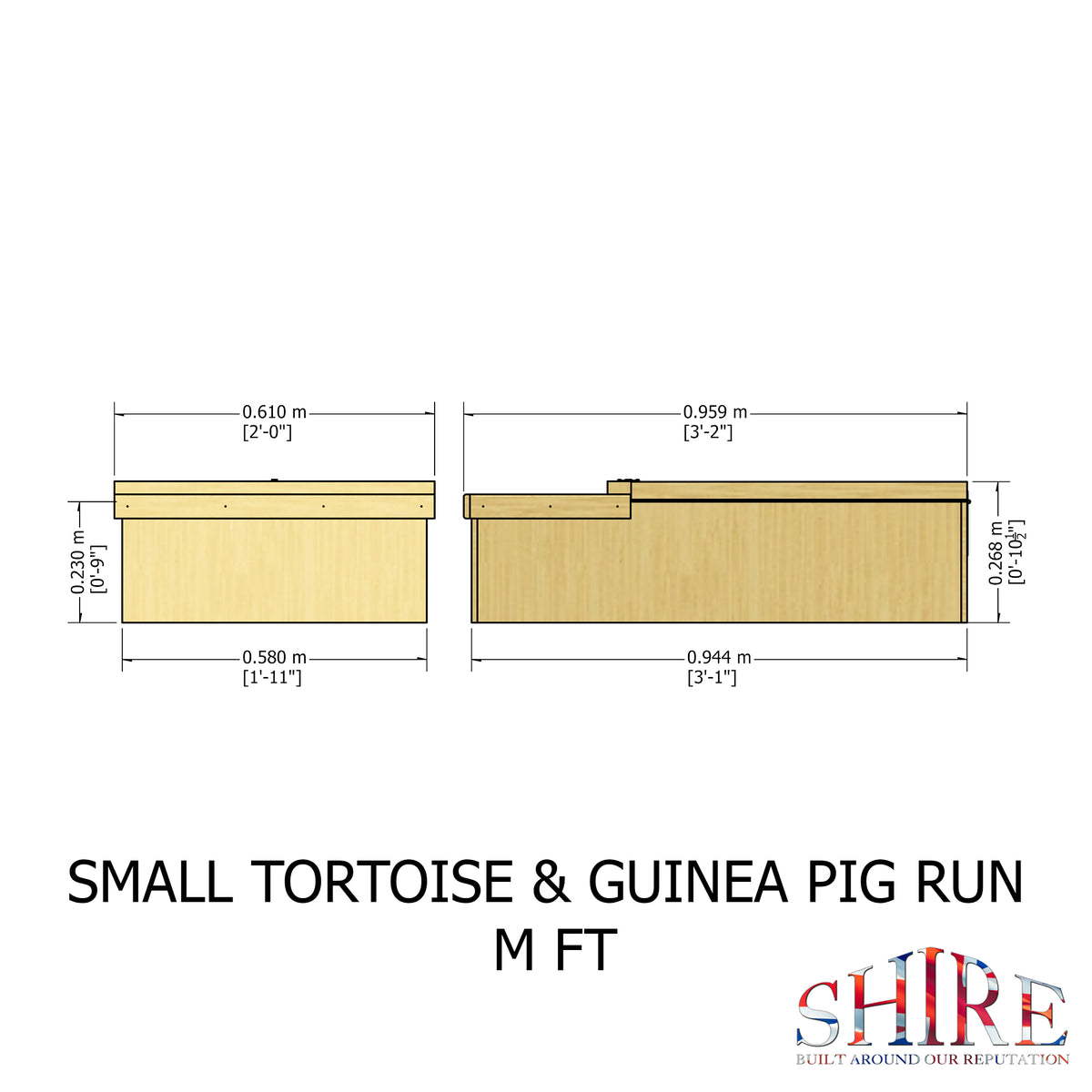 Shire Small Pet House 950x580x264mm