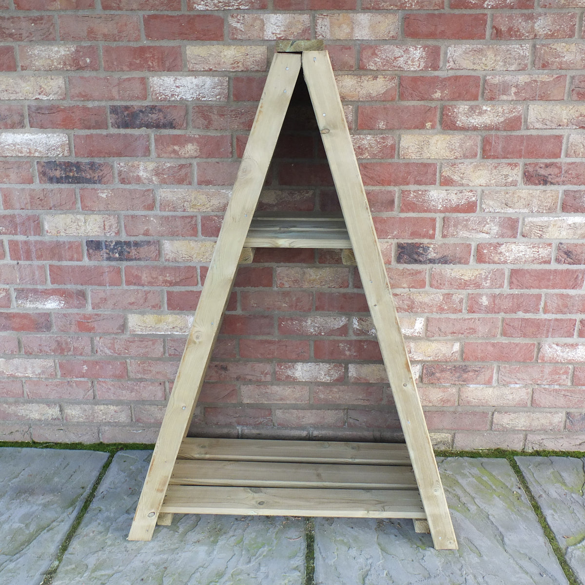 Shire Small Triangular Log Store Tongue & Groove Pressure treated