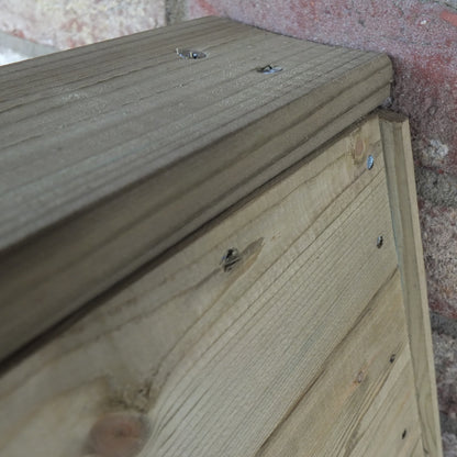 Shire Small Triangular Log Store Tongue & Groove Pressure treated