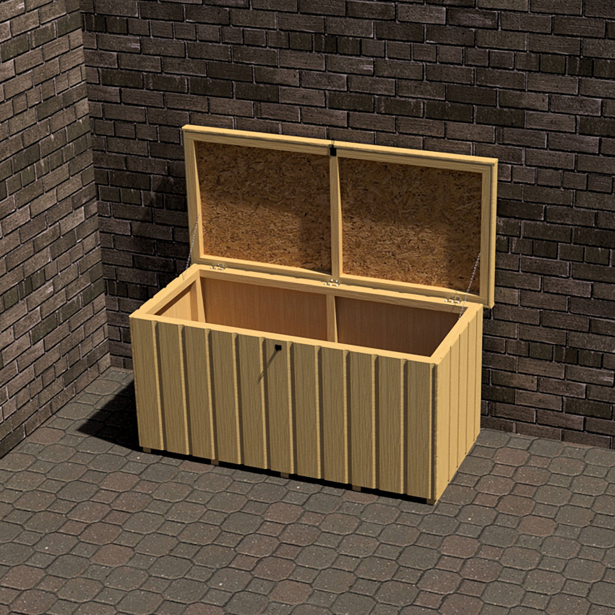 Shire Storage Box Tongue & Groove 4x2