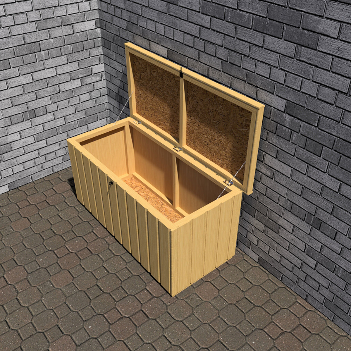 Shire Storage Box Tongue & Groove 4x2