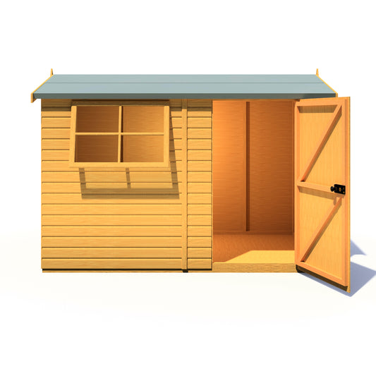 Shire Suffolk 10x6 Single Door Loglap Style C