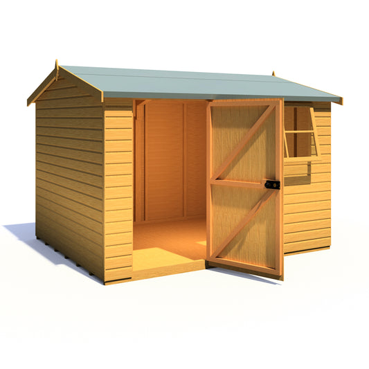 Shire Suffolk 10x8 Single Door Loglap Style D