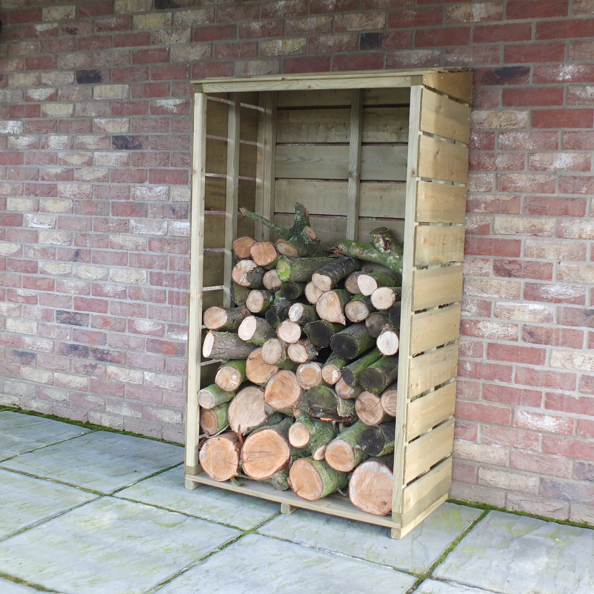 Shire Tall Wall Log Store Sawn Pressure treated