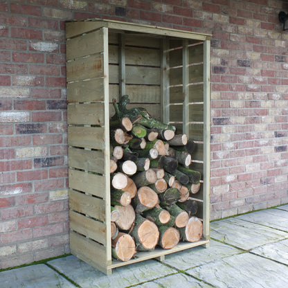 Shire Tall Wall Log Store Sawn Pressure treated