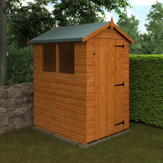 5x4w Shiplap Apex Shed