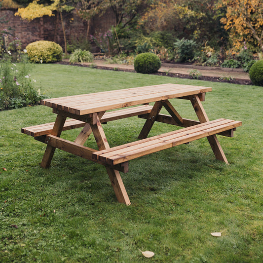 Churnet Valley Valley Deluxe Picnic Table 180Cm Length