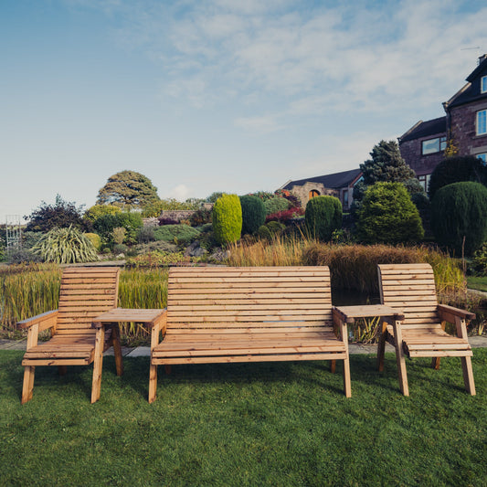 Churnet Valley 5 Seat Set 1x3B 2xC Straight Tray