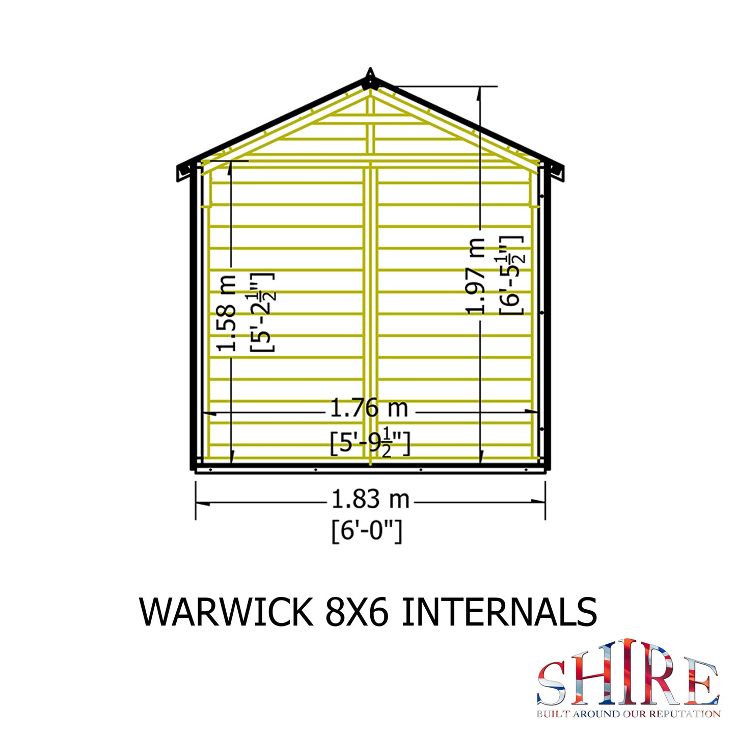 Shire Warwick DD 8x6