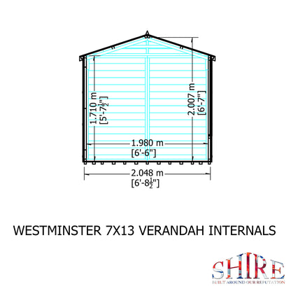 Shire Westminster & Verandah 13x7