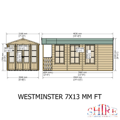 Shire Westminster 13x7