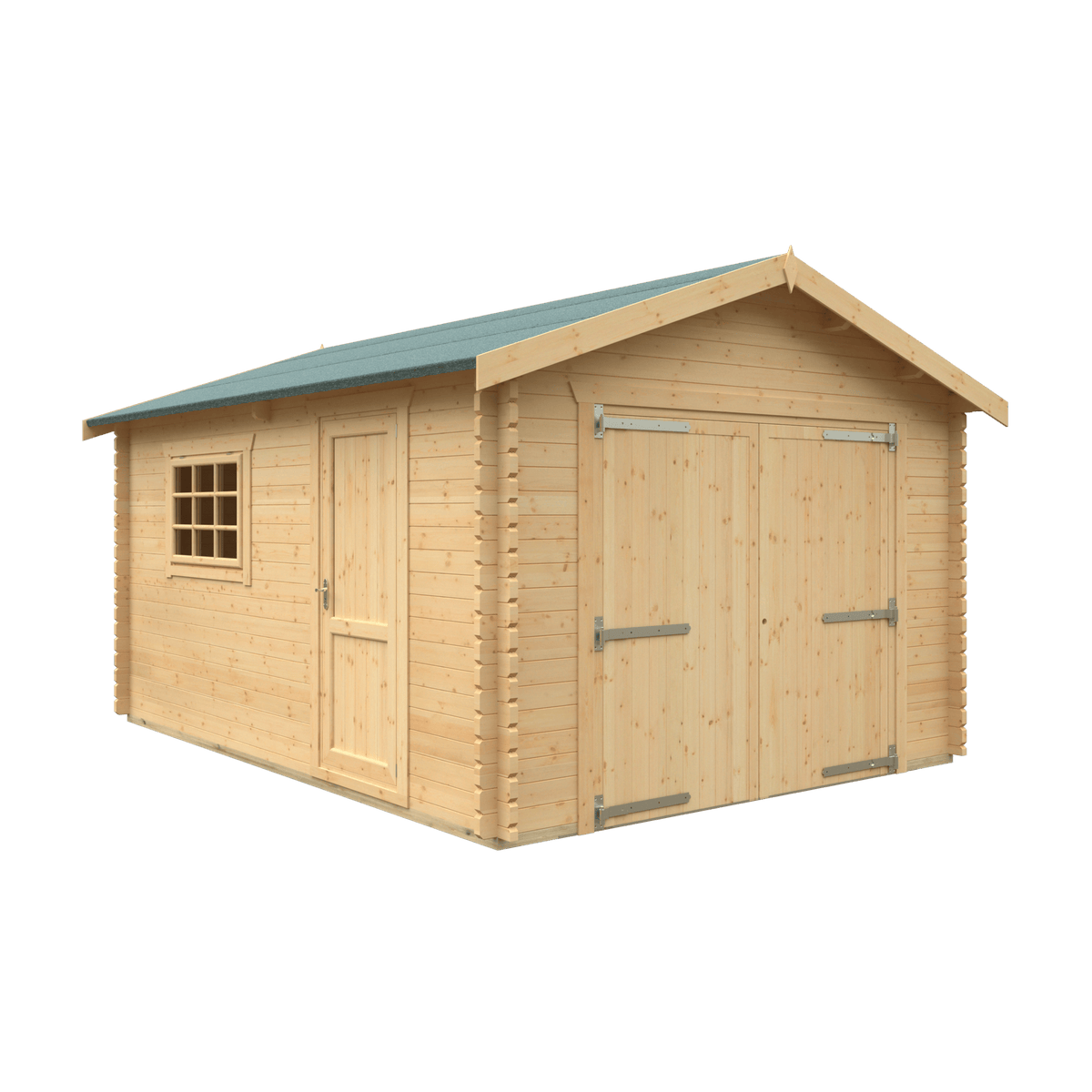 16x12 Warwick Garage 44mm Log Cabin
