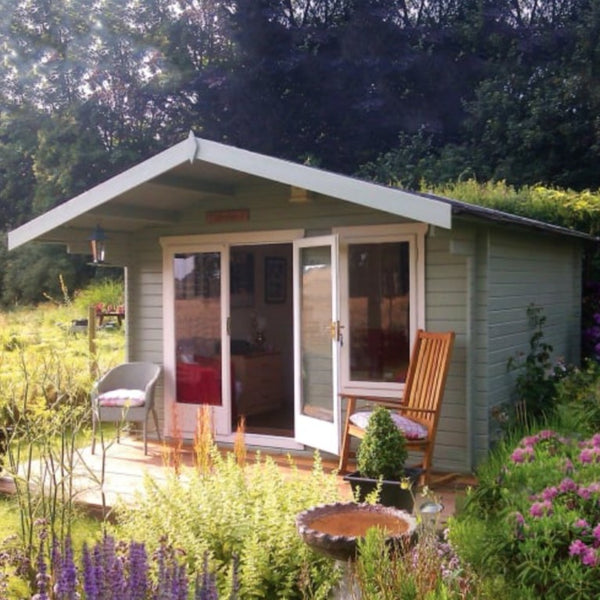 Shire Gisburn 10x10 Log Cabin (28mm - 70mm Logs)