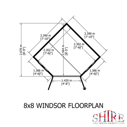 Shire Windsor 8x8 Shiplap