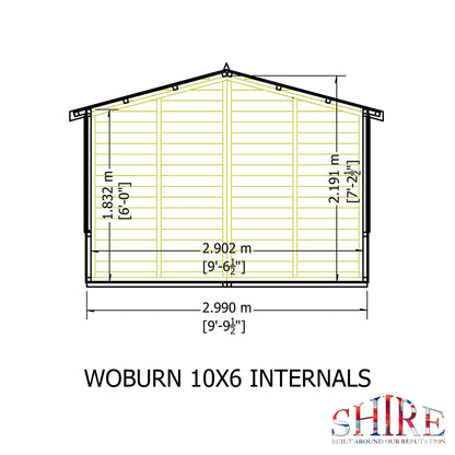 Shire Woburn 10x6 Shiplap