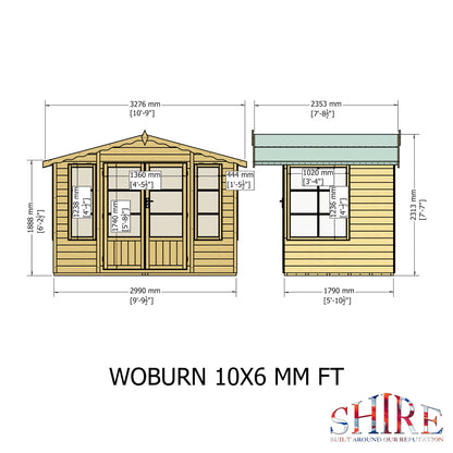 Shire Woburn 10x6 Shiplap