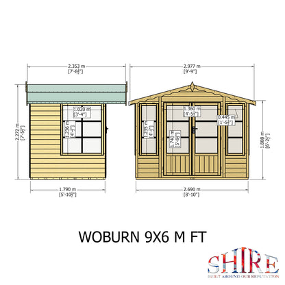 Shire Woburn 9x6 Loglap
