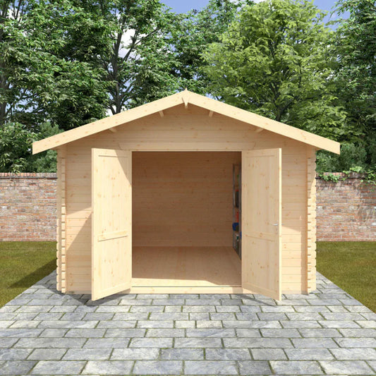 10x8 Marlborough 44mm Log Cabin