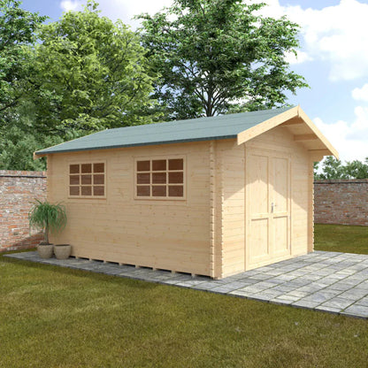 14x14 Marlborough 44mm Log Cabin