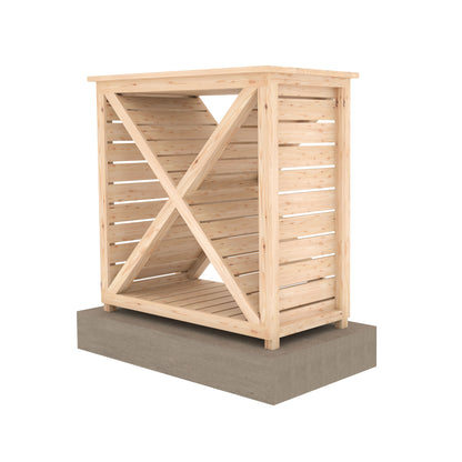 Shire Woodlowe Cross Log Store 3x1