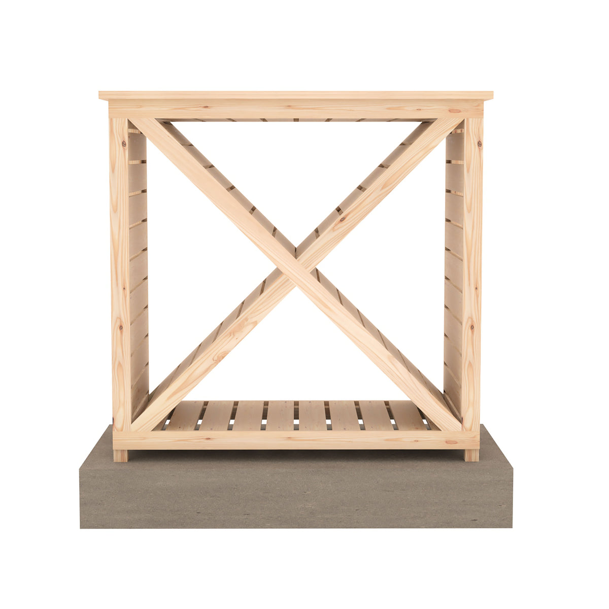 Shire Woodlowe Cross Log Store 3x1