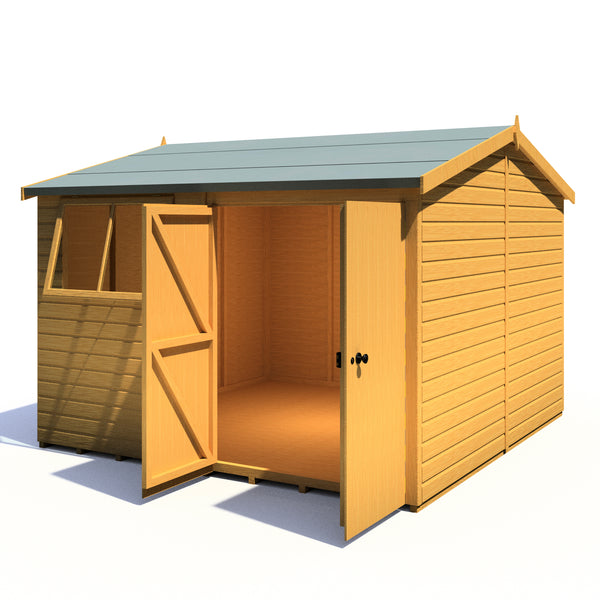 Shire Atlas 10x10 	Double Door Loglap Reverse Apex