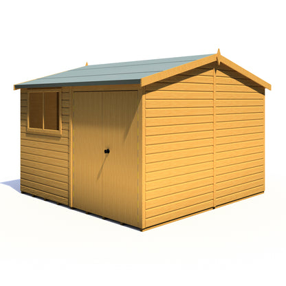 Shire Atlas 10x10 Double Door Shiplap Reverse Apex