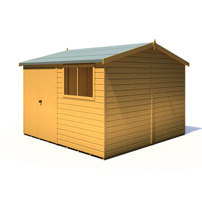 Shire Atlas 10x10 Double Door Shiplap Reverse Apex