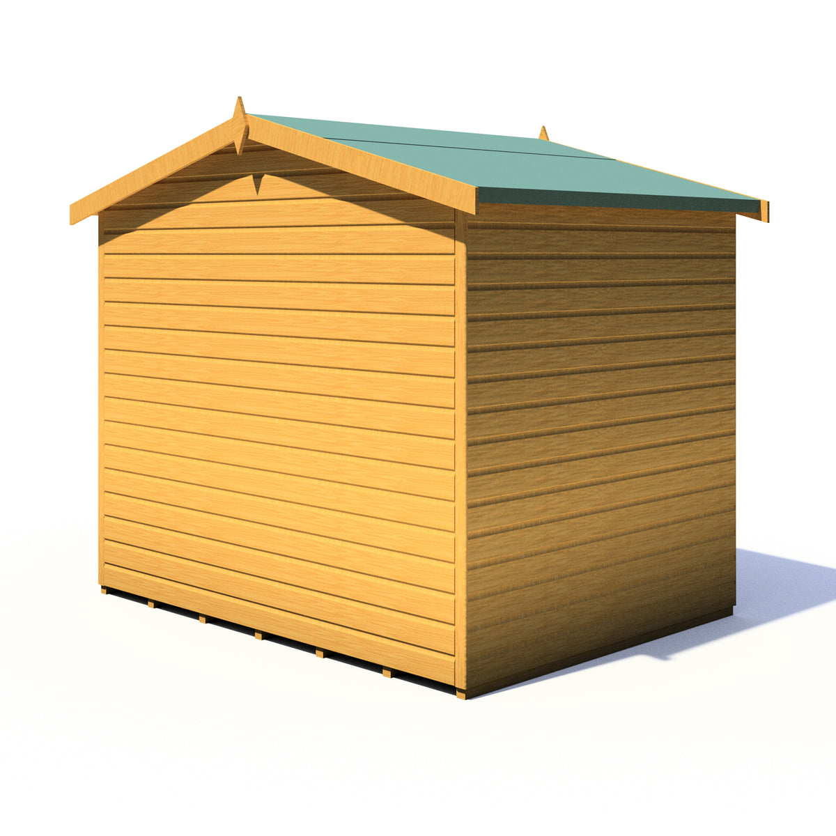 Shire Wroxham 8x6 Single Door Loglap Style D