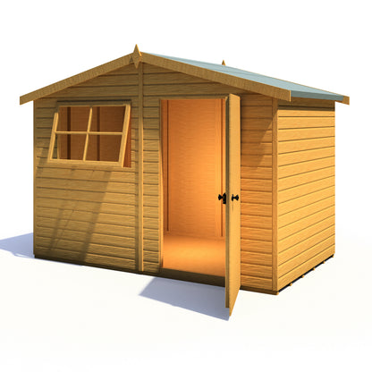 Shire Wroxham 10x6 Single Door Shiplap Style C