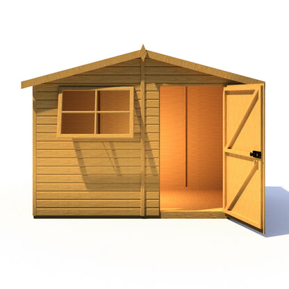 Shire Wroxham 10x6 Single Door Shiplap Style C