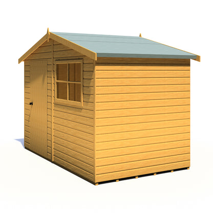 Shire Wroxham 10x6 Single Door Shiplap Style D
