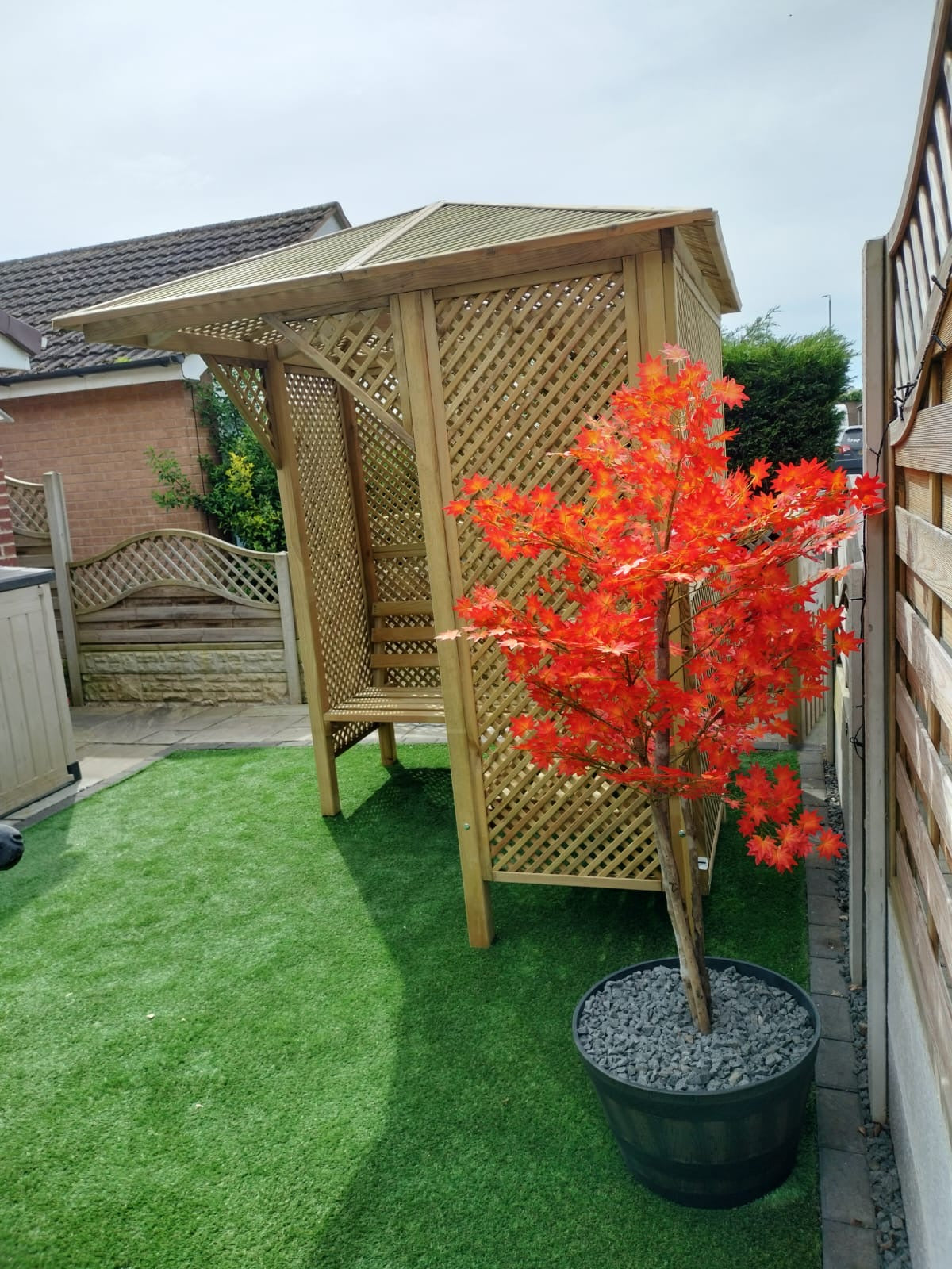 Shire Valencia Corner Arbour Pressure treated