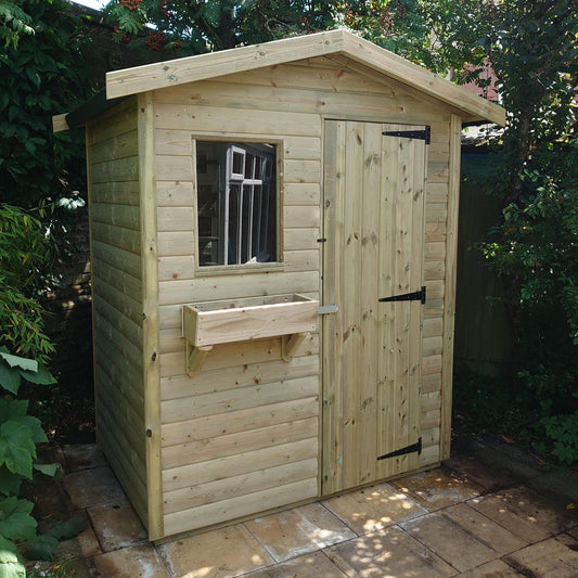 Churnet Valley Apex Garden Shed - 8 X 6