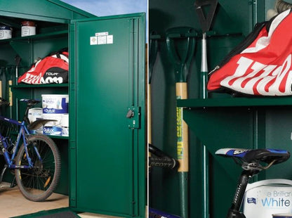Asgard Metal Shed 7ft x 11ft (The Gladiator P1) - Police Preferred Specification