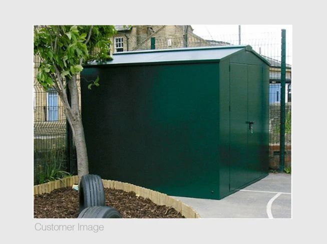 Asgard Metal Shed 7ft x 11ft (The Gladiator P1) - Police Preferred Specification