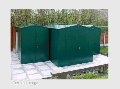 Asgard Metal Shed 7ft x 11ft (The Gladiator P1) - Police Preferred Specification