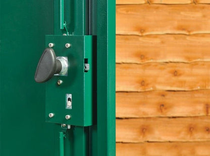 Asgard Metal Shed 7ft x 11ft (The Gladiator P1) - Police Preferred Specification