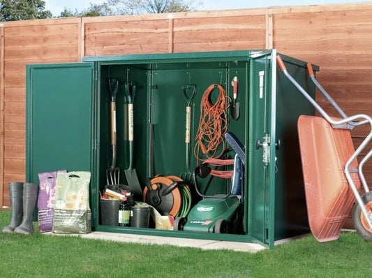 Asgard Metal Shed 5ft x 3ft (The Secure Store) - 3 Point Locking System