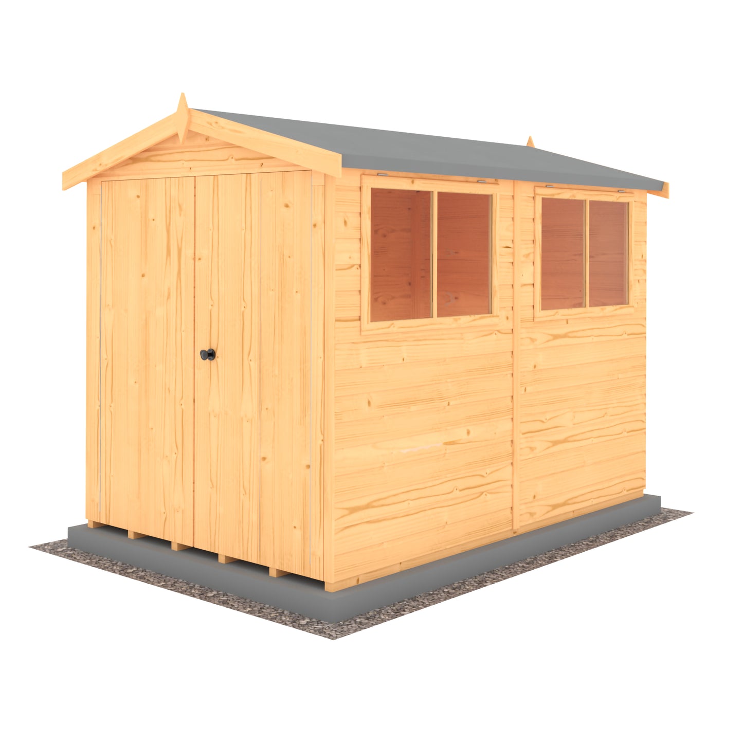 Shire Atlas 9x6 Double Door Shiplap