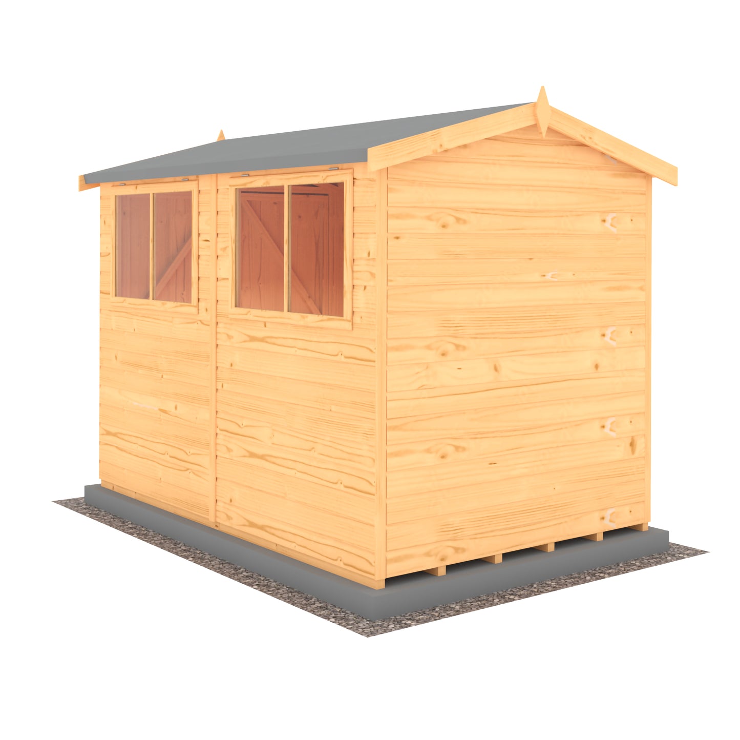 Shire Atlas 9x6 Double Door Shiplap