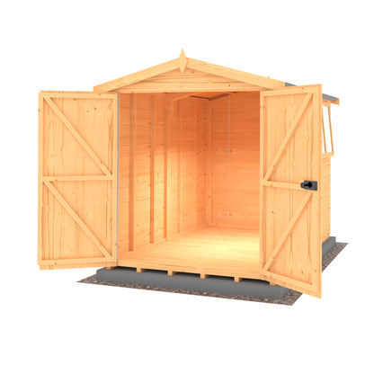 Shire Atlas 9x6 Double Door Shiplap