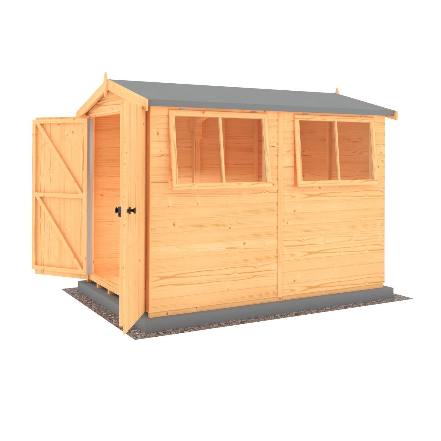 Shire Atlas 9x6 Double Door Shiplap