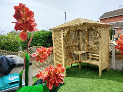 Shire Valencia Corner Arbour Pressure treated