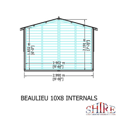 Shire Beaulieu 10x8 Shiplap